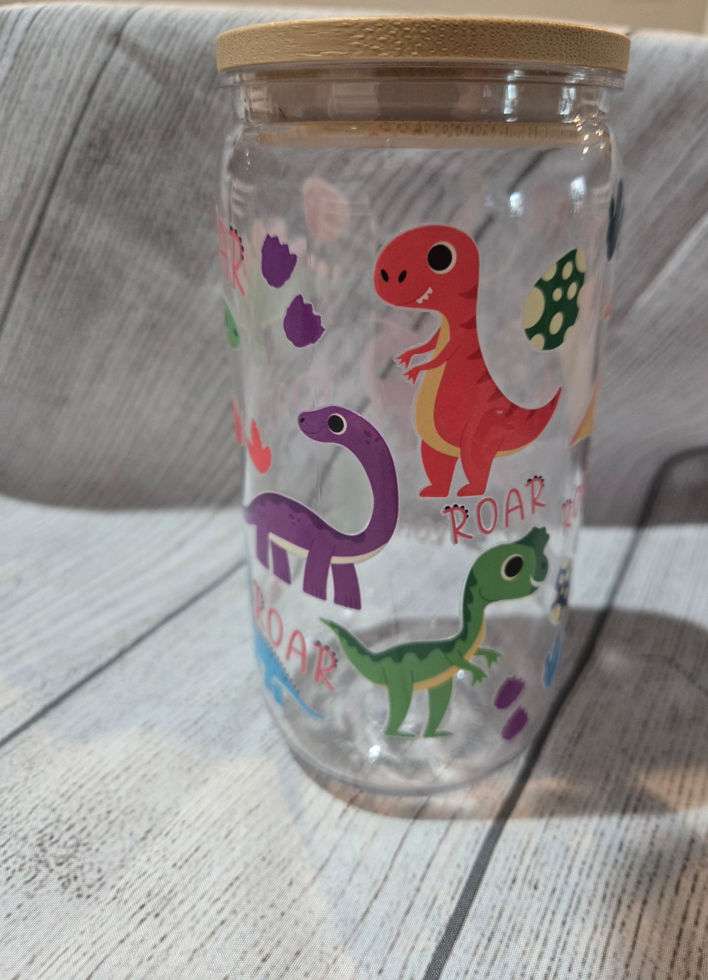 Dinosaur Plastic Libby 16oz