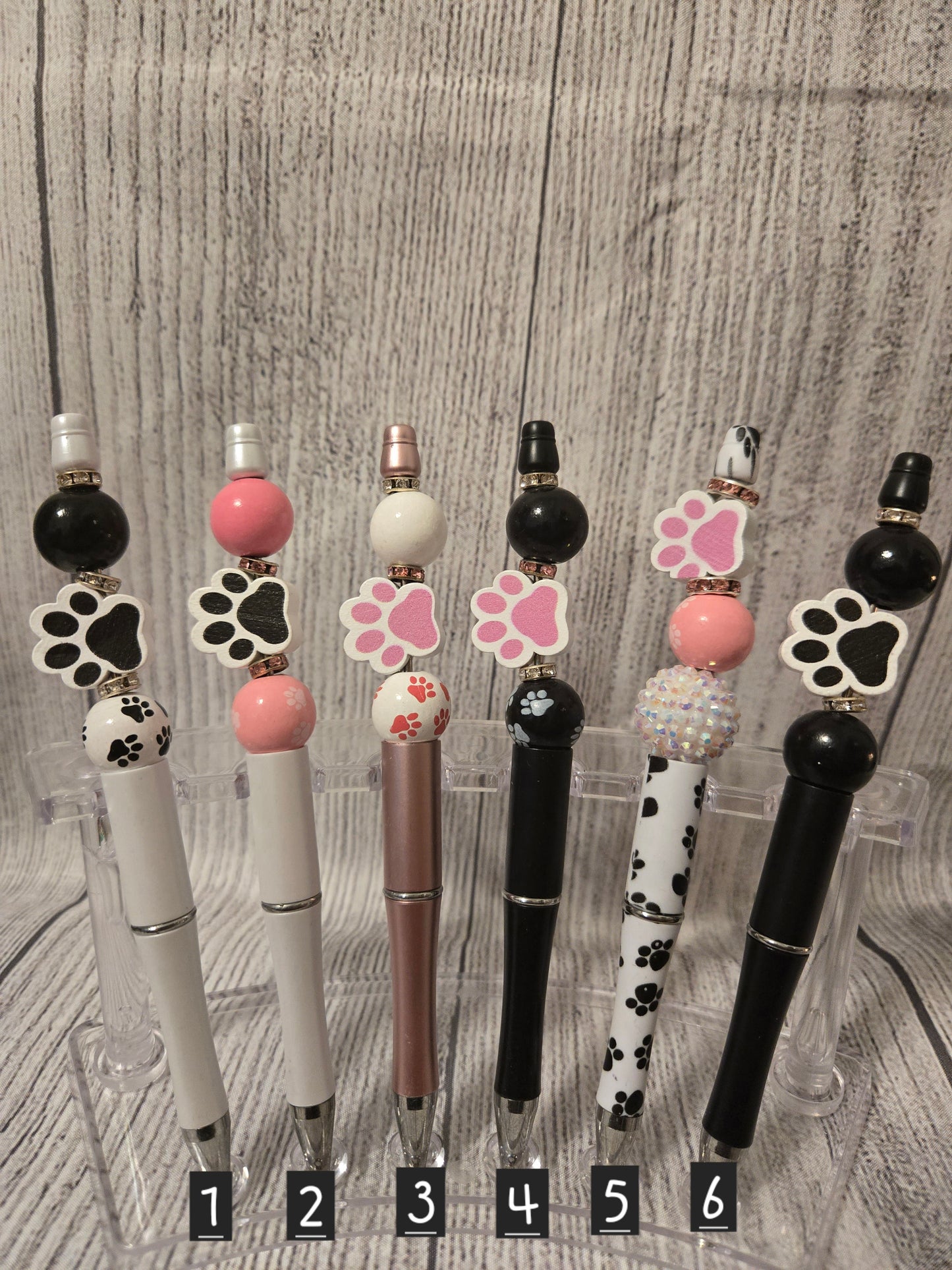 Paw Beaded Pens