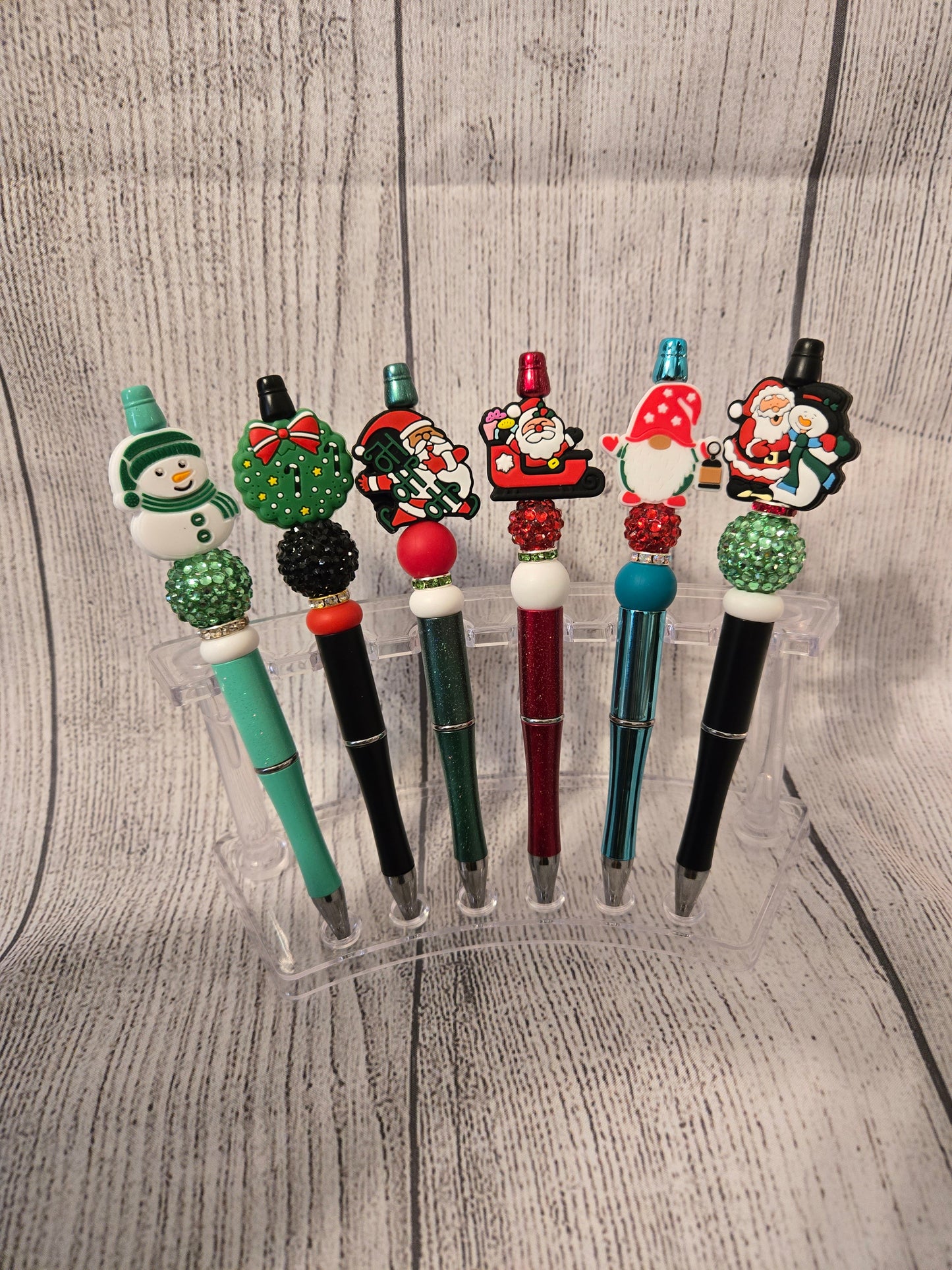 Christmas Beaded Pens