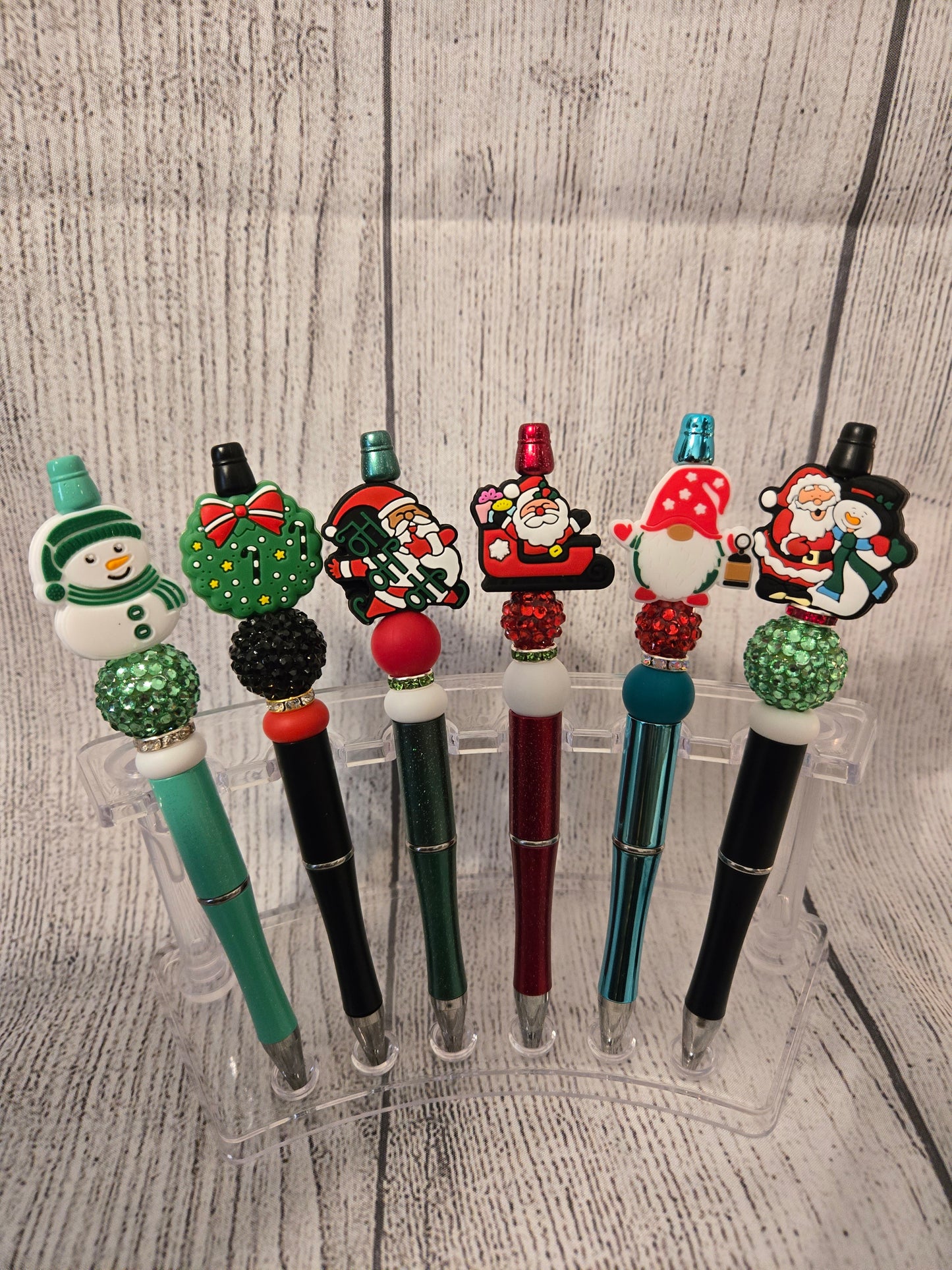 Christmas Beaded Pens