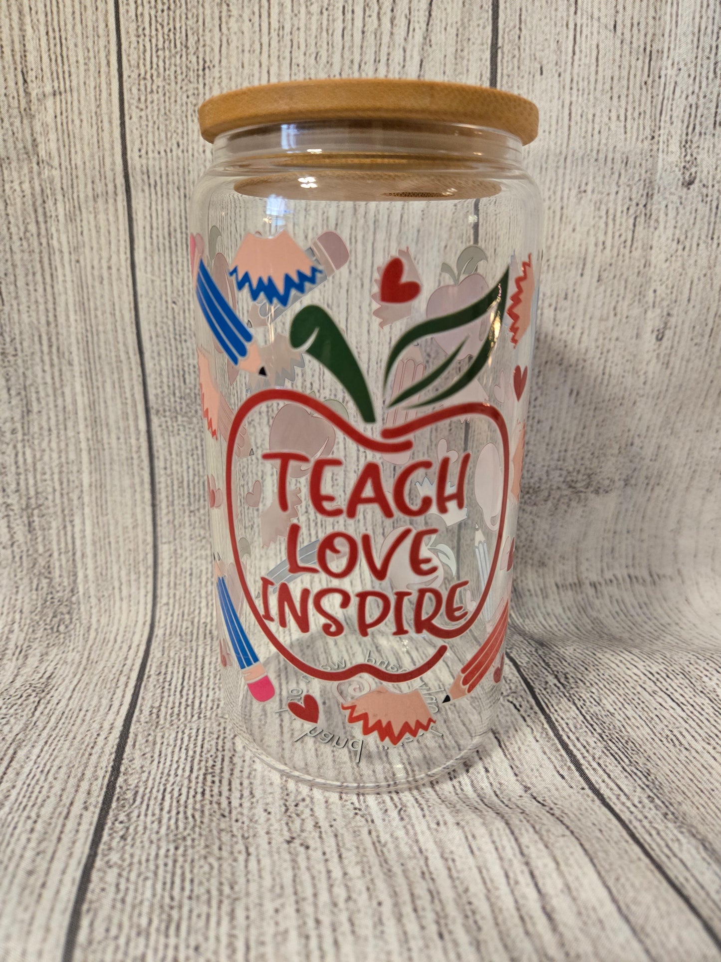 Teacher Libby Glass 16oz