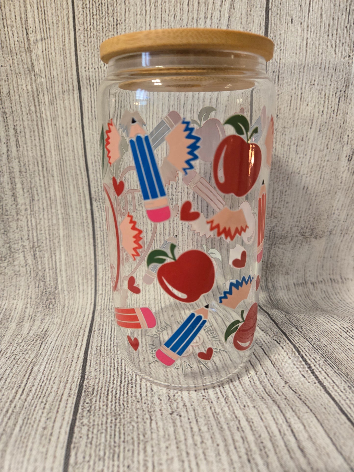 Teacher Libby Glass 16oz