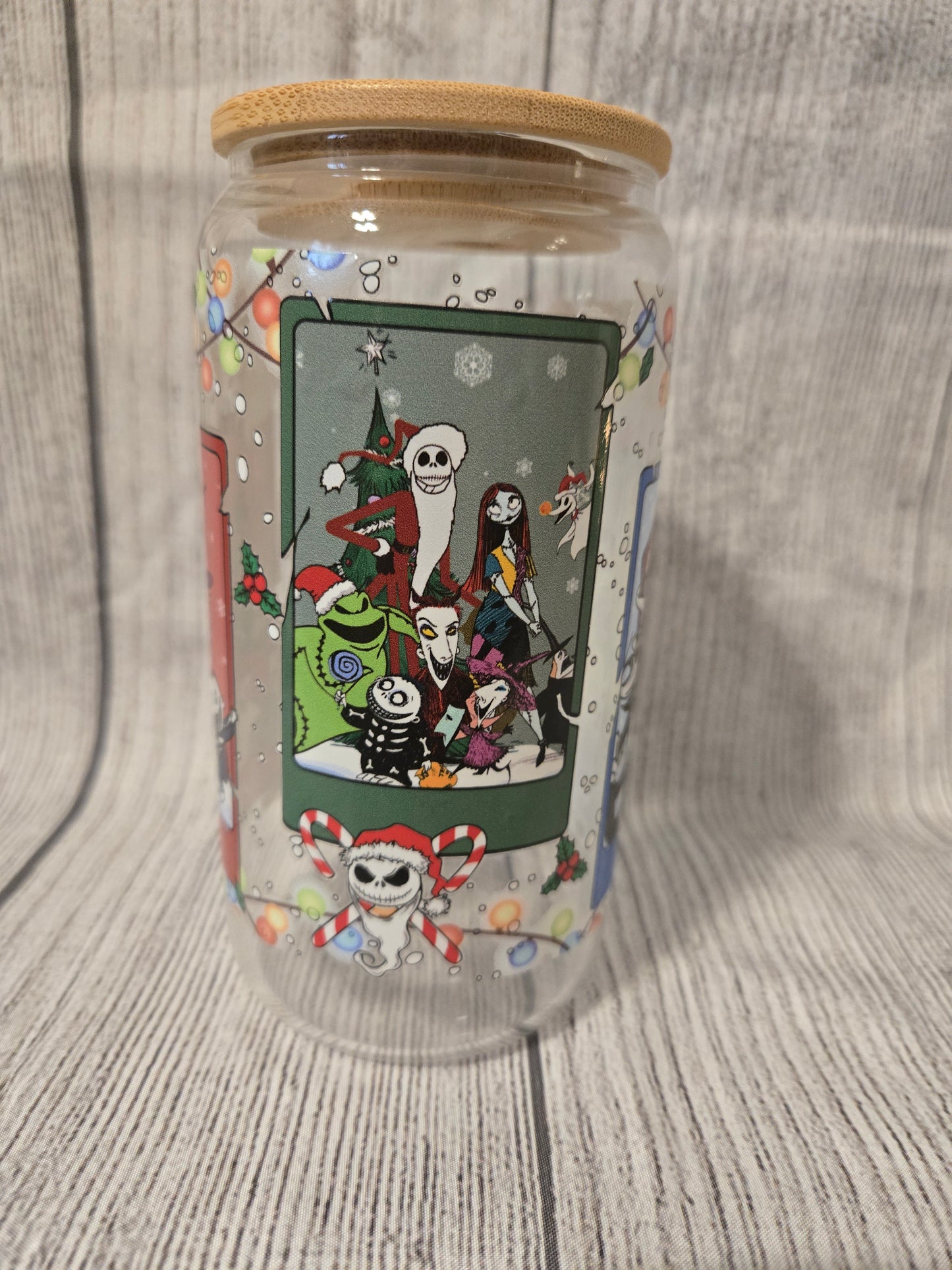 Nightmare Before Christmas Libby Glass 16oz