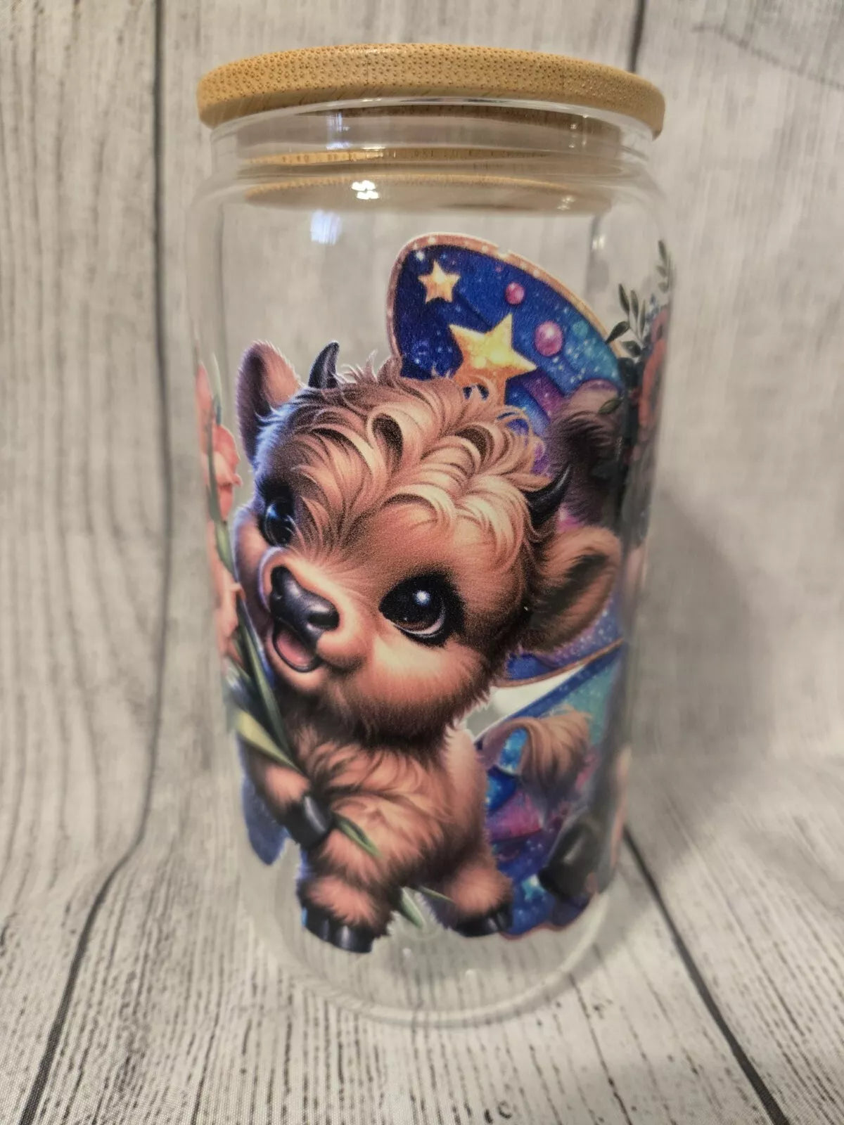 Highland Cow Libby Glass